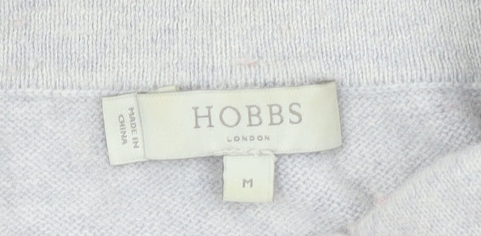 Hobbs Women’s Grey Roll Neck Wool Cashmere Jumper M