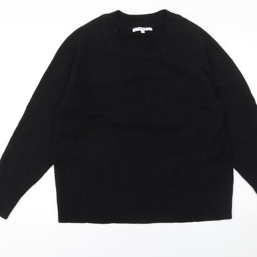 Next Women’s Black 100% Wool Crew Neck Jumper Size M