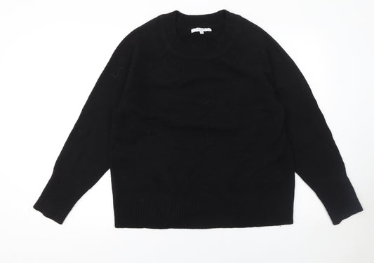 Next Women’s Black 100% Wool Crew Neck Jumper Size M