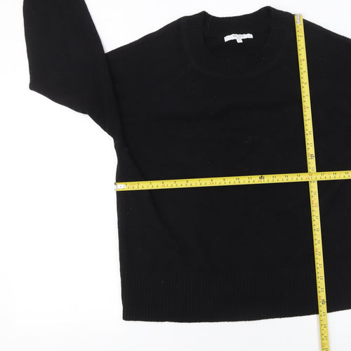 Next Women’s Black 100% Wool Crew Neck Jumper Size M