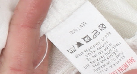 Monsoon Women's Ivory Linen Capri Trousers Size 10