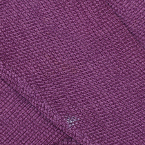 André Jeanswear Men's Red Cotton Waffle Knit 1/4 Zip Jumper Size L