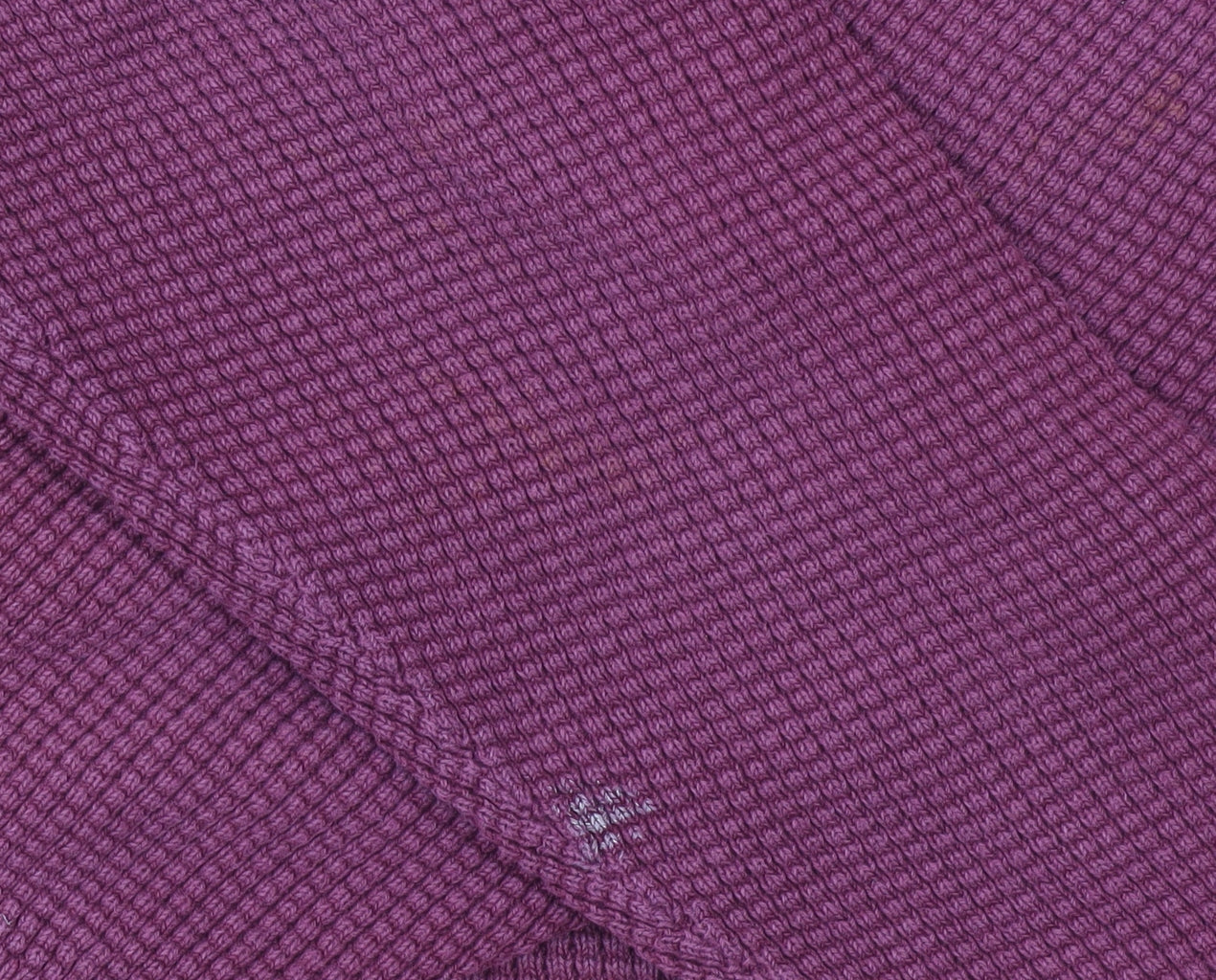 André Jeanswear Men's Red Cotton Waffle Knit 1/4 Zip Jumper Size L