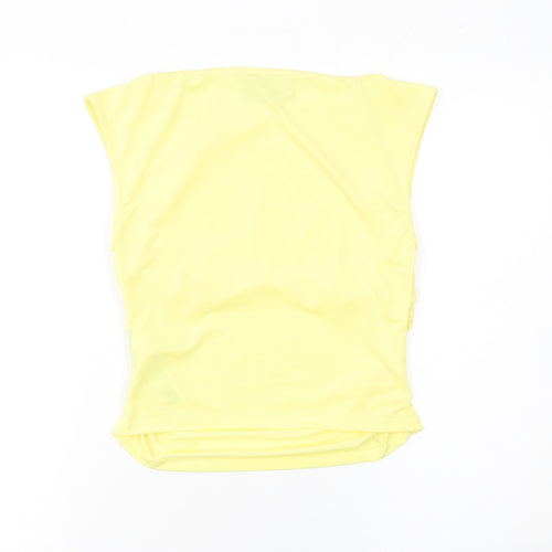ASOS DESIGN Women's Yellow Sleeveless Camisole T-Shirt Size S
