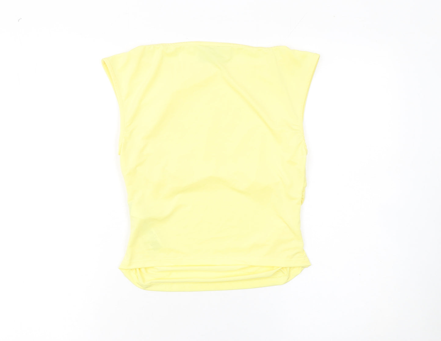 ASOS DESIGN Women's Yellow Sleeveless Camisole T-Shirt Size S