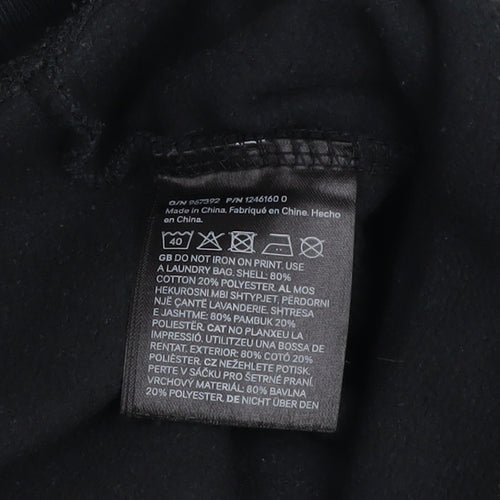 H&M Girls Black Kuromi Rhinestone Pullover Sweatshirt 11-12 Years