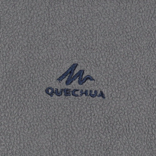 Quechua Boys Grey Fleece 1/4 Zip Pullover Sweatshirt Size 10-11 Years