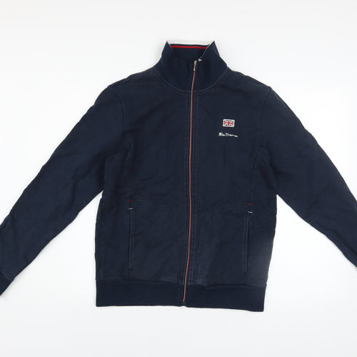 Ben Sherman Men's Navy Medium Track Jacket Full Zip Signature Style