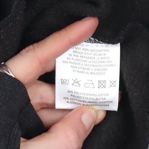 Uneek Men’s Black & White Varsity Jacket Size M Regular Fit