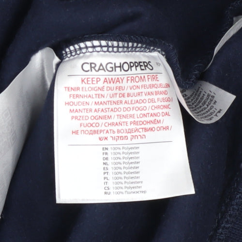 Craghoppers Girls Blue Fleece Half Zip Sweatshirt Age 11-12 Years