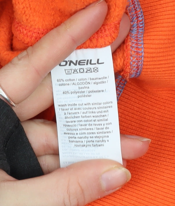 O'Neill Men's Orange Slim Fit Crew Neck Sweatshirt Size M