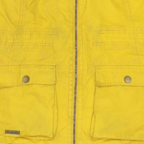 Regatta Women's Yellow Waterproof Hooded Parka Jacket UK 14