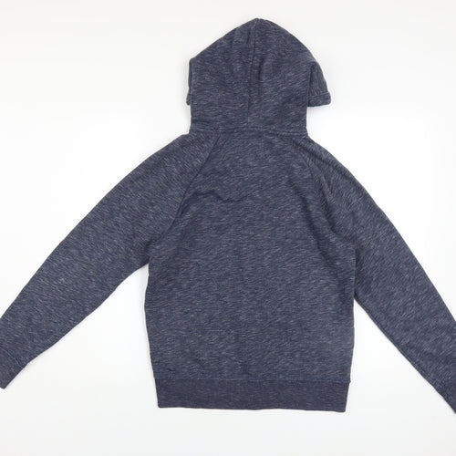 Hollister Women’s Blue Full Zip Hoodie XS Cotton Blend Casual