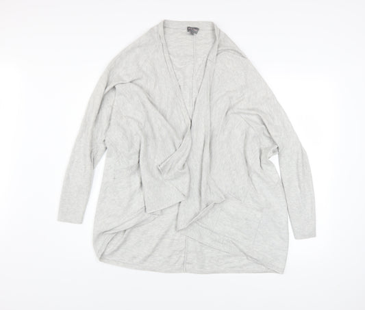 Phase Eight Women’s Grey Size 12 Draped Open Cardigan Knit