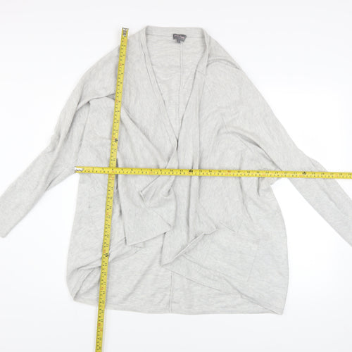 Phase Eight Women’s Grey Size 12 Draped Open Cardigan Knit