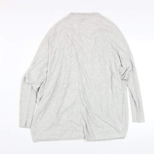 Phase Eight Women’s Grey Size 12 Draped Open Cardigan Knit