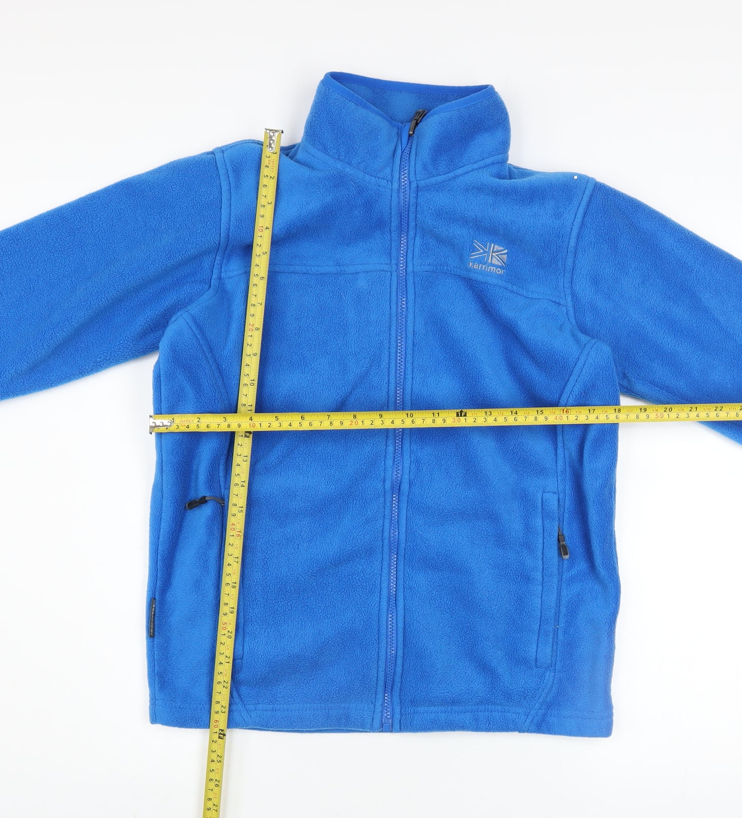 Karrimor Men's Blue Fleece Full Zip Outdoor Jacket Size S