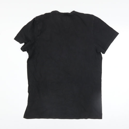 Adidas Men's Black Short Sleeve Sports Graphic T-Shirt Size S