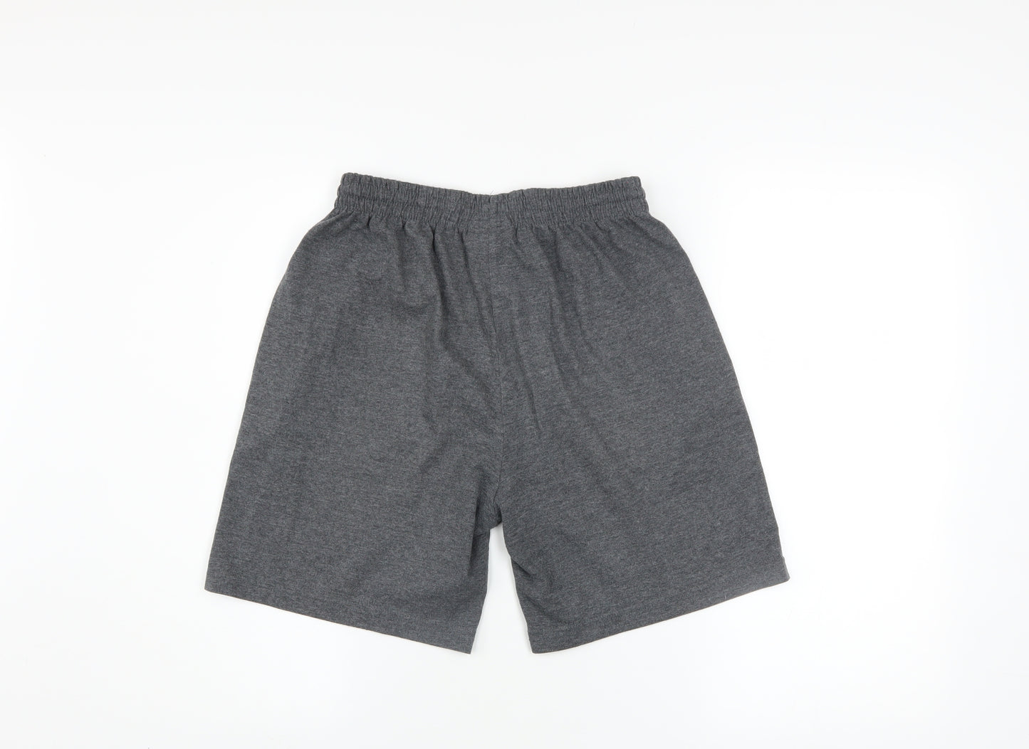 Slazenger Men's Grey Athletic Gym Shorts Size S Elastic Waist
