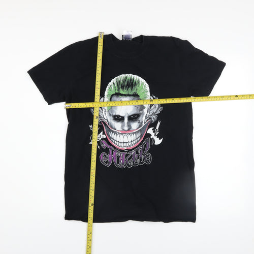 Suicide Squad Men's Black Joker Graphic Print T-Shirt Medium