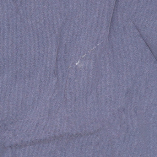 Timberland Men's Blue Long Sleeve Collared Cotton Polo Shirt L