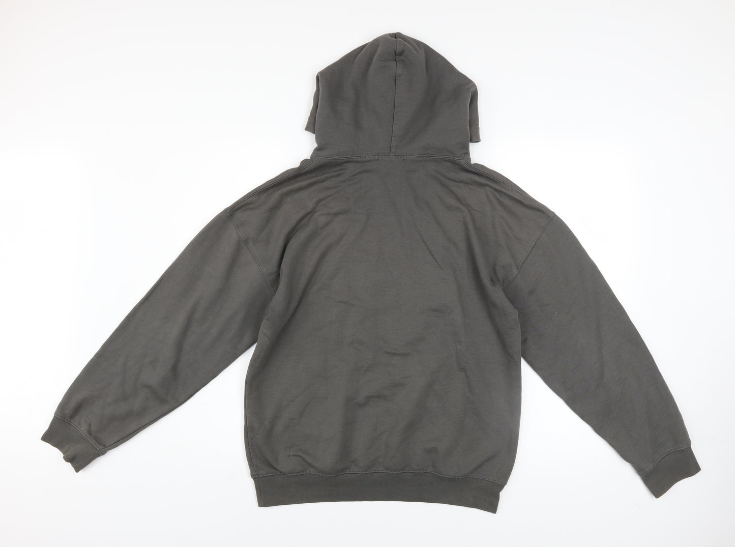 Spotted Womens Charcoal Mindful Graphic Pullover Hoodie Size S