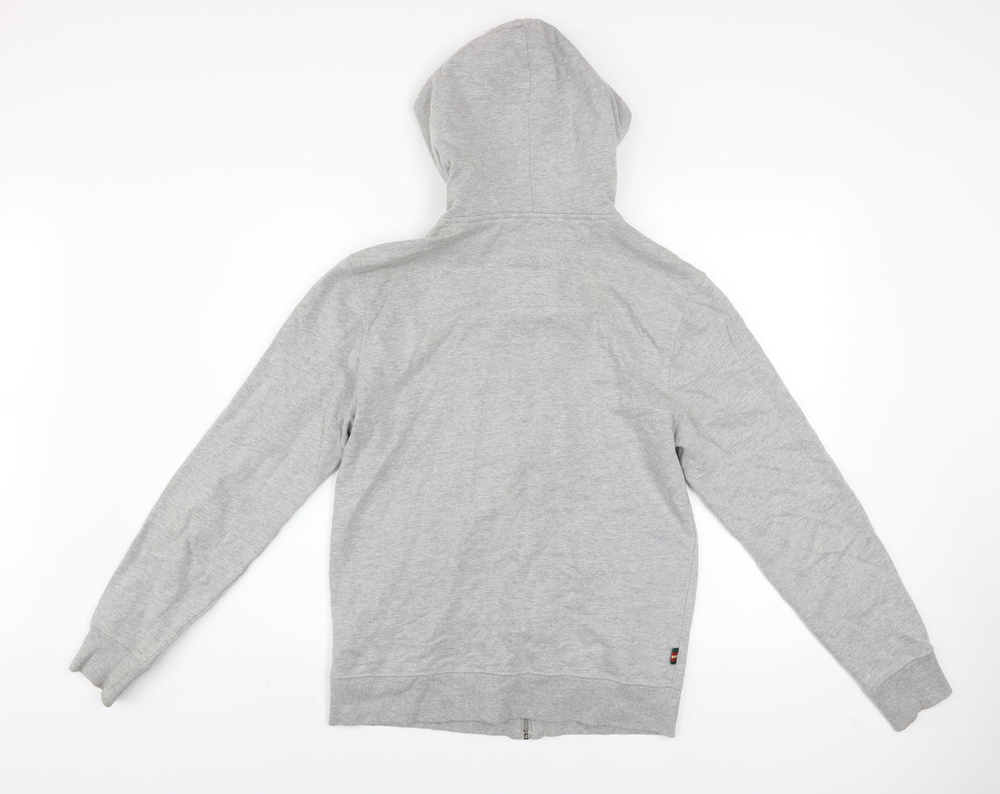 Luke Sport Men's Grey Full Zip Hoodie Medium Cotton Blend