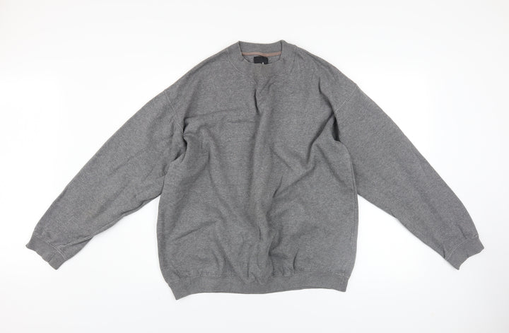 BHS Men’s Grey Medium Crew Neck Pullover Sweatshirt