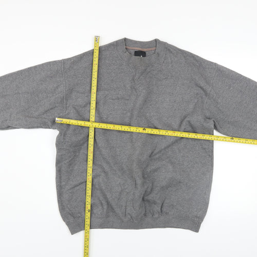 BHS Men’s Grey Medium Crew Neck Pullover Sweatshirt