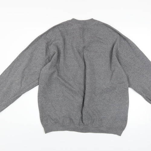BHS Men’s Grey Medium Crew Neck Pullover Sweatshirt