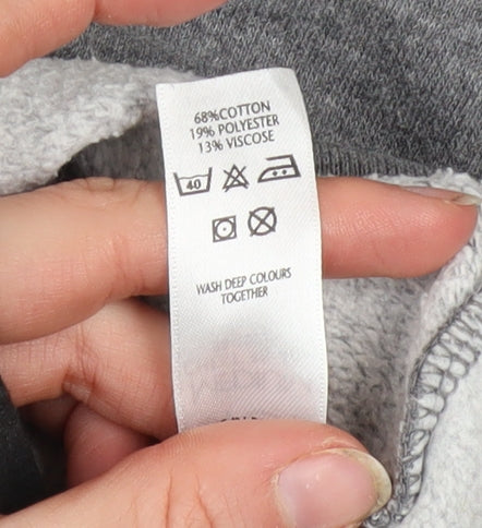 BHS Men’s Grey Medium Crew Neck Pullover Sweatshirt