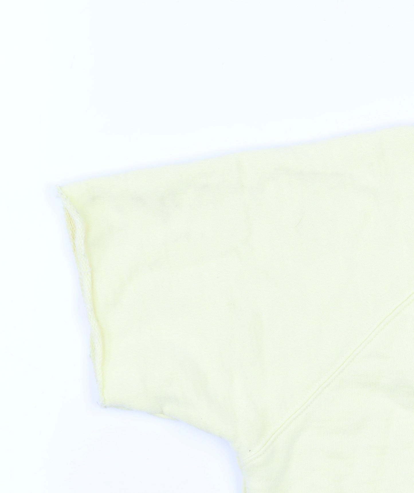 Topshop Women’s Yellow Short Sleeve Basic Crew Neck T-Shirt Size 8