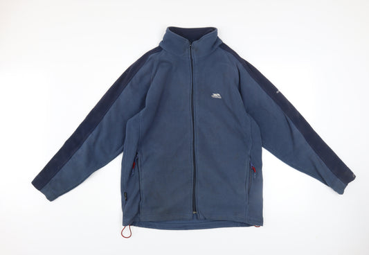 Trespass Mens Blue Medium Fleece Full Zip Outdoor Jacket