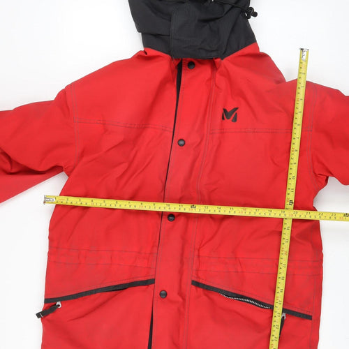 Regatta Men’s Red Waterproof Hooded Rain Jacket Size S Hiking Outdoor