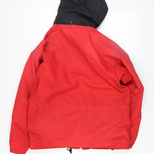 Regatta Men’s Red Waterproof Hooded Rain Jacket Size S Hiking Outdoor