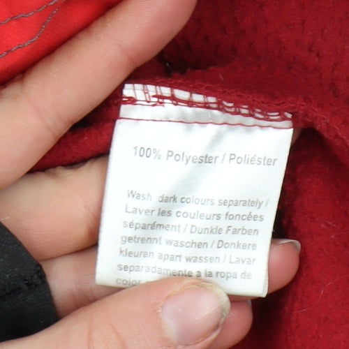 Regatta Men’s Red Waterproof Hooded Rain Jacket Size S Hiking Outdoor