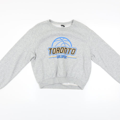 H&M Divided Women's Grey Toronto Wildfox Graphic Sweatshirt Size S