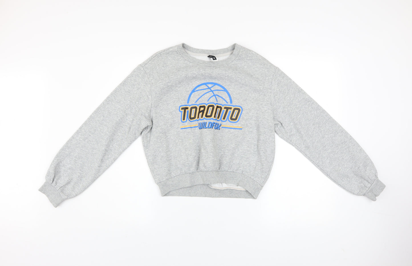 H&M Divided Women's Grey Toronto Wildfox Graphic Sweatshirt Size S