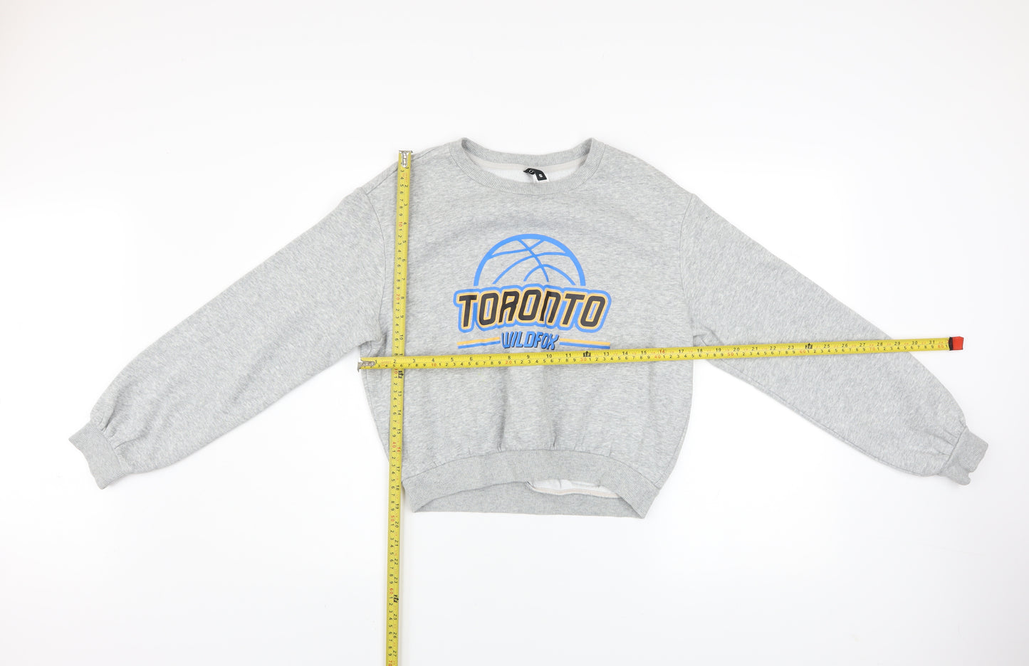 H&M Divided Women's Grey Toronto Wildfox Graphic Sweatshirt Size S
