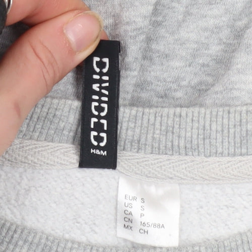 H&M Divided Women's Grey Toronto Wildfox Graphic Sweatshirt Size S