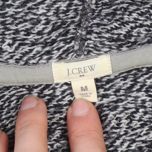 J.Crew Women's Grey Cowl Neck Pullover Sweatshirt Size M Wool Blend