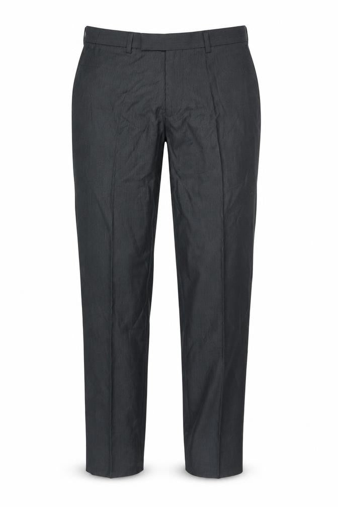 Front view of Marks & Spencer Men’s Grey 32W 33L Dress Pants Regular Fit