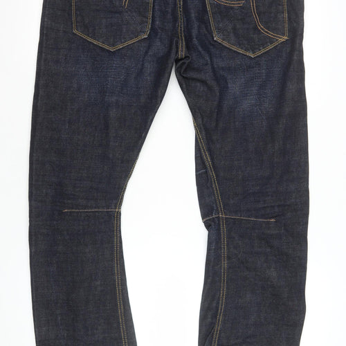 Ringspun Women’s Blue 34 Straight Denim Jeans 100% Cotton