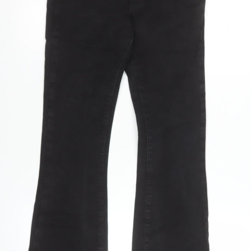 ASOS Design Women's Black High Rise Flared Jeans Size 26