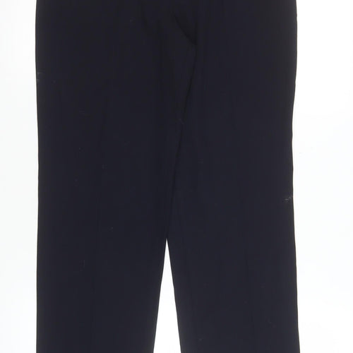 Marks and Spencer Women’s Blue Size 8 Straight Leg Stretch Trousers