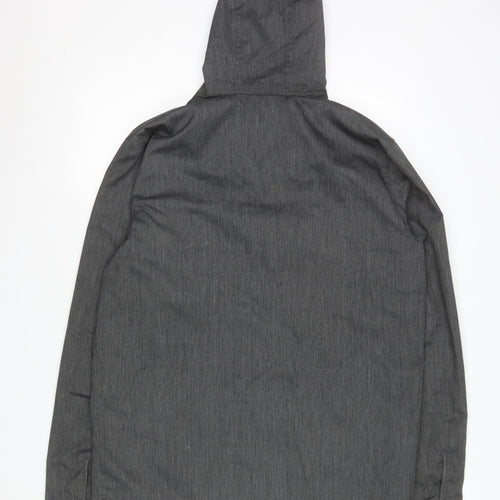 DC Men’s Grey Hooded Parka Jacket Size M Regular Fit