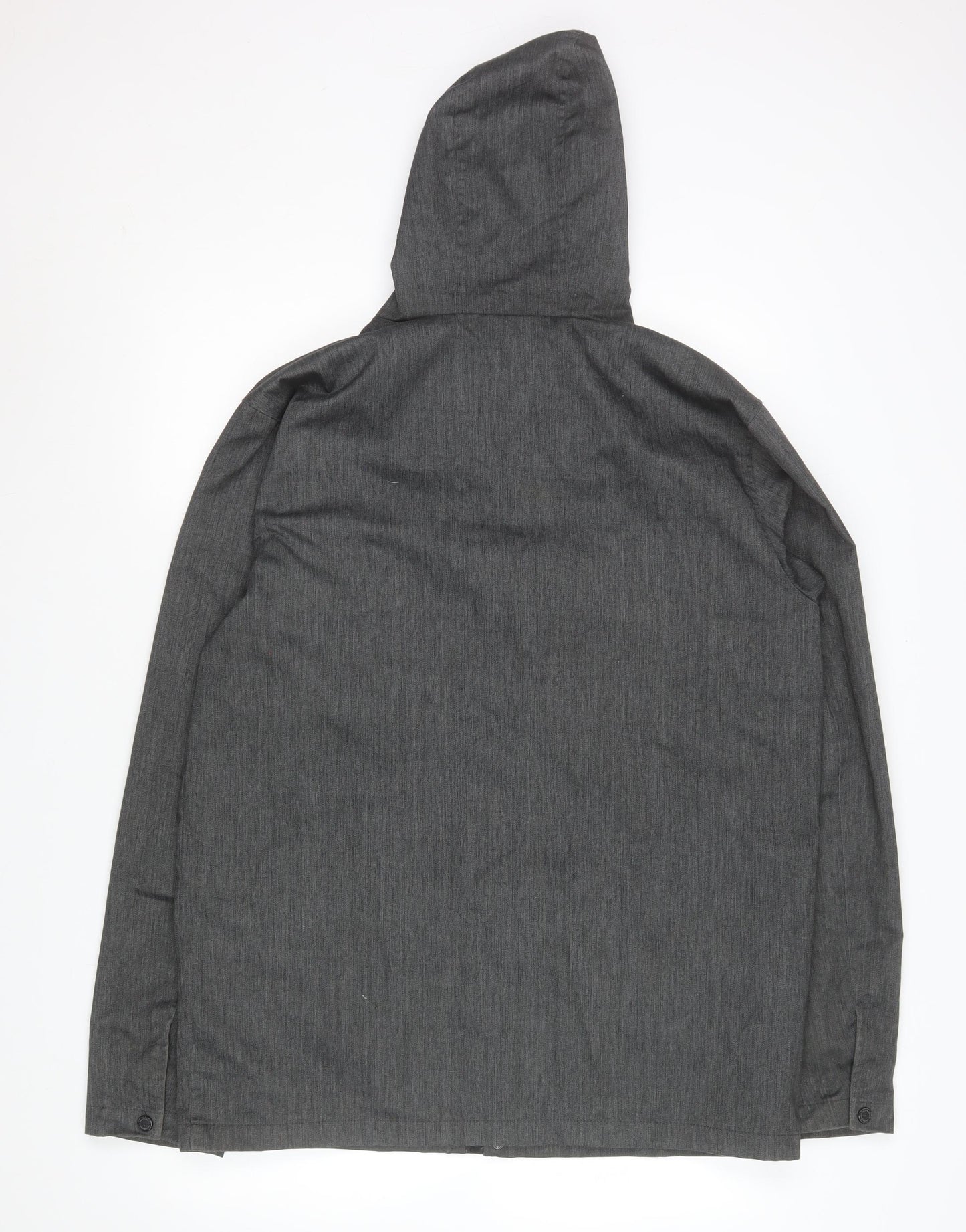 DC Men’s Grey Hooded Parka Jacket Size M Regular Fit