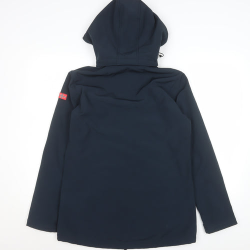 Nordberg Men's Blue Softshell Hooded Jacket M Windproof Water Resistant