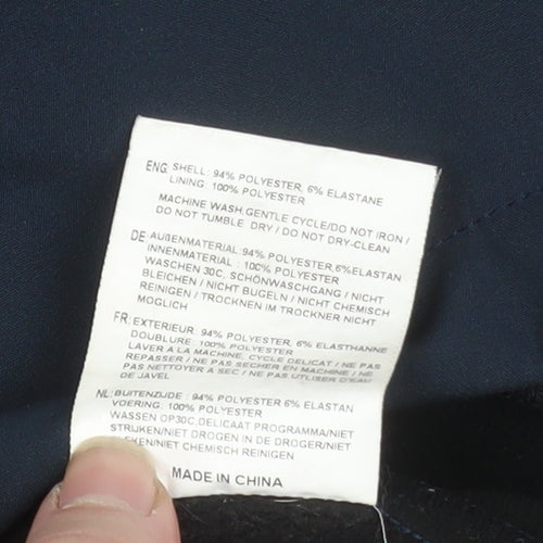 Nordberg Men's Blue Softshell Hooded Jacket M Windproof Water Resistant