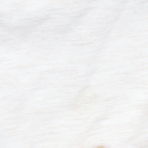 Marks and Spencer Womens Ivory Reindeer Christmas Long Sleeve T-Shirt UK 14